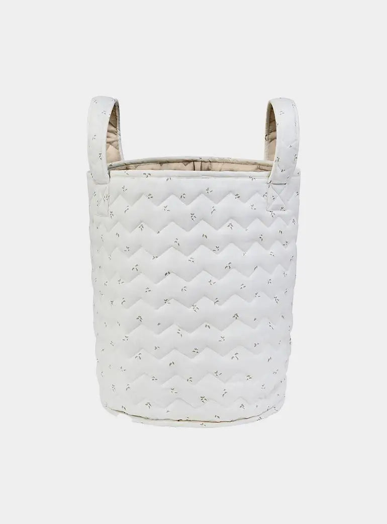Large Quilted Storage Basket - Nettle Scatter Avery Row