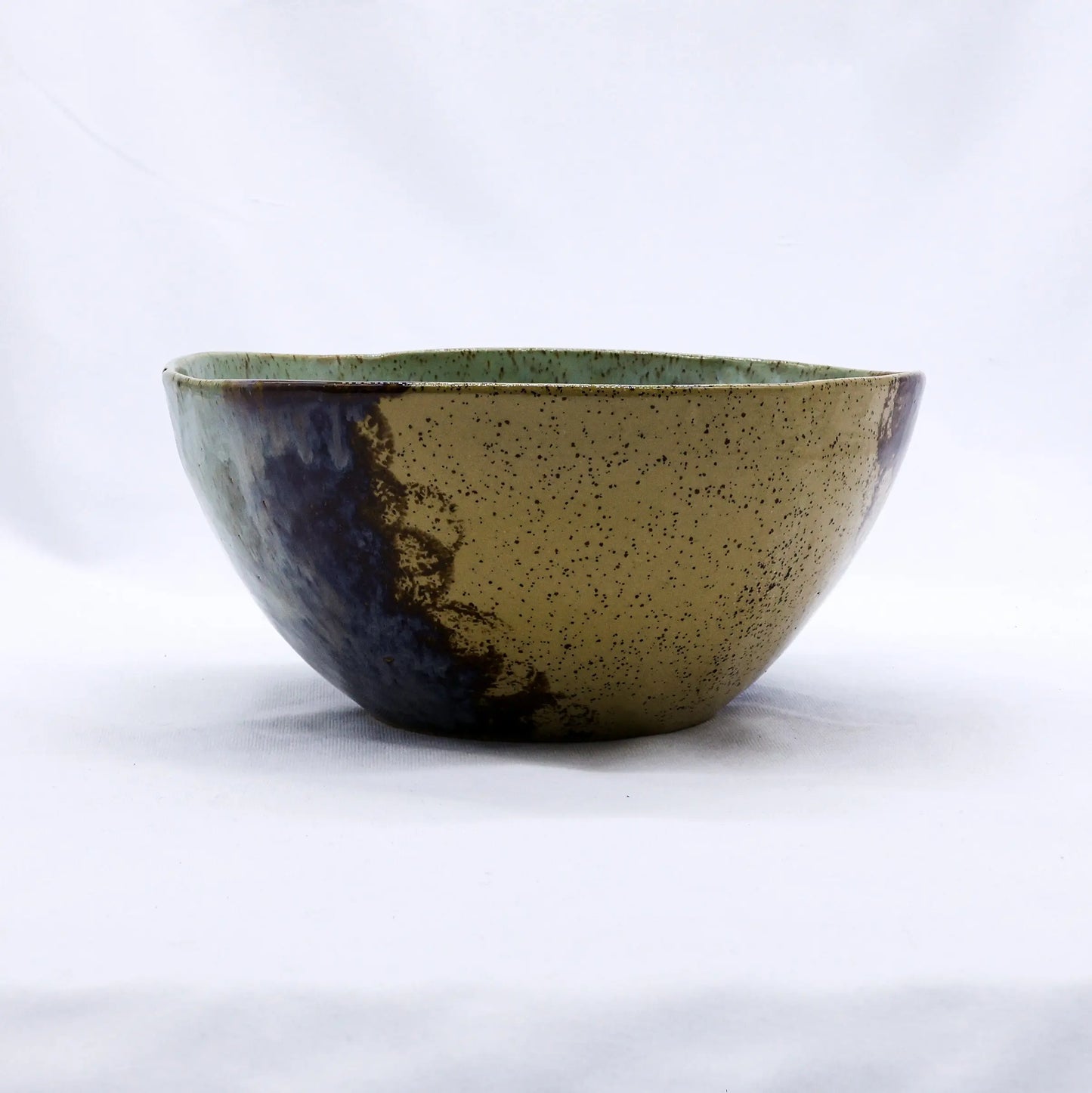 Large Saltwater Lavender Handmade Ceramic Stoneware Dinner Bowl Ribera Handmade Ceramics