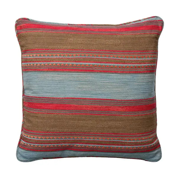 Las Salinas 3, Sustainable Feather, Cushion Cotton Blend & Viscose Blend Kilim & Stripe Andrew Martin