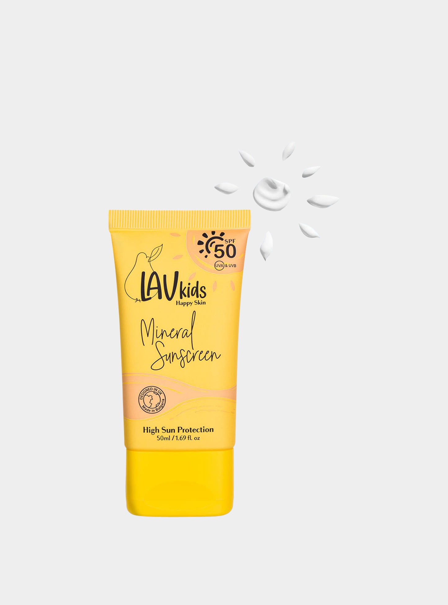 SPF 50 Mineral Sunscreen Lav Kids