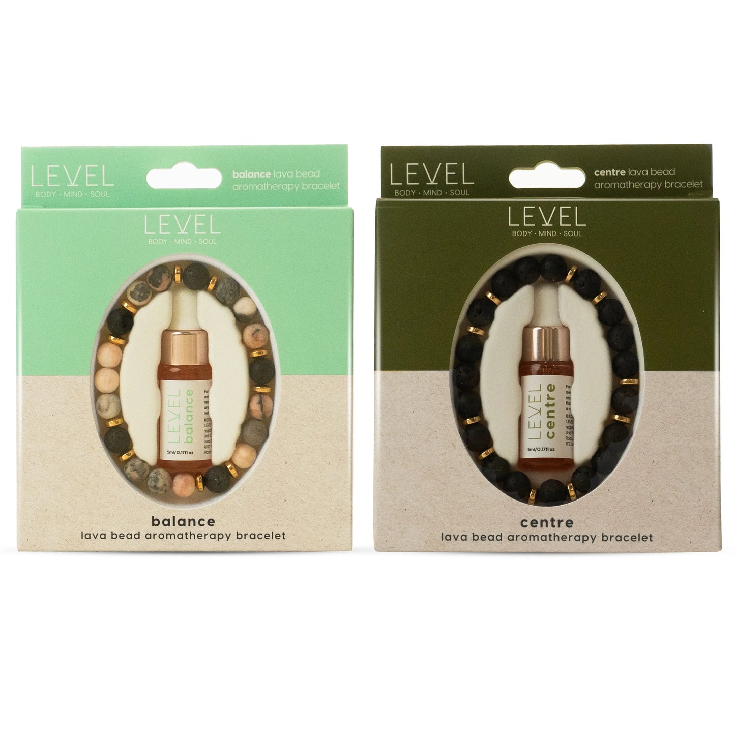 Lava Bead Aromatherapy Bracelet Set - Balance & Centre SMUG