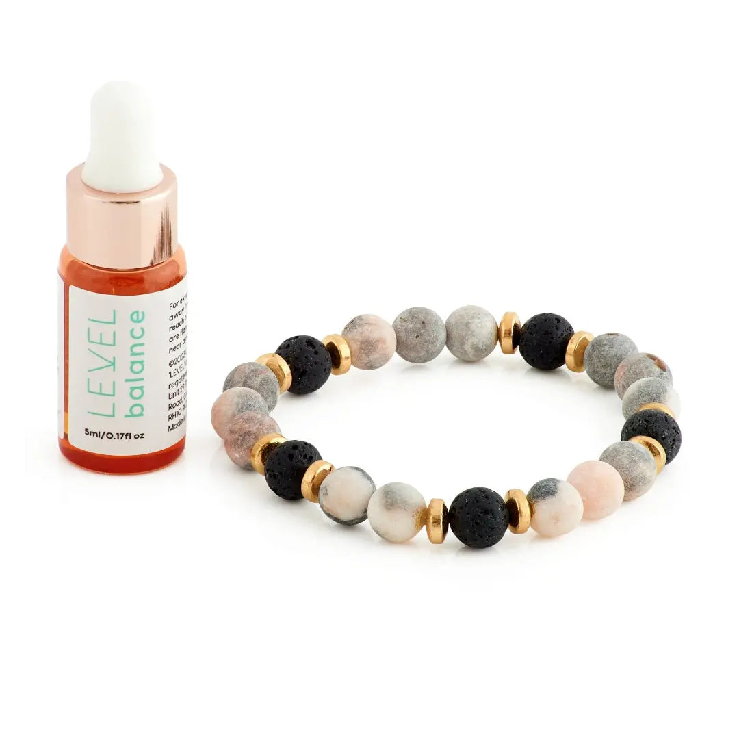 Lava Bead Aromatherapy Bracelet with Essential Oil - Balance SMUG