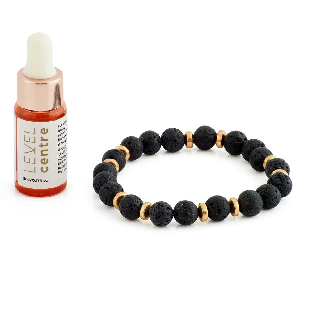 Lava Bead Aromatherapy Bracelet with Essential Oil - Centre SMUG