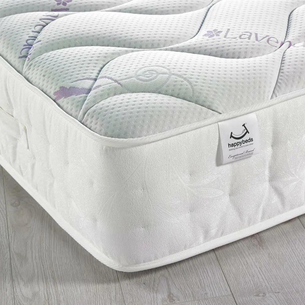 Lavender 3000 Pocket Sprung Memory Foam Mattress Happy Beds