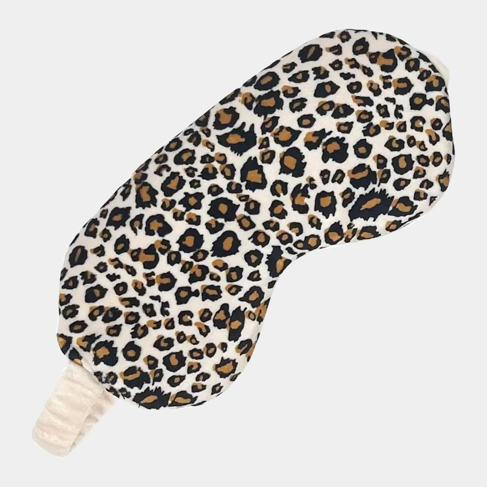 Lavender Deep Pressure Therapy Eye Mask - Leopard Print SMUG