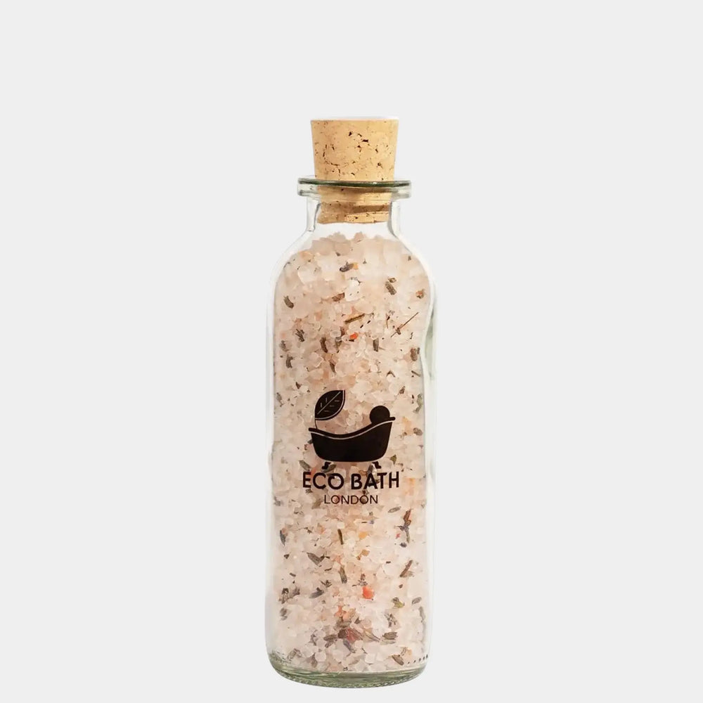 Lavender Himalayan Bath Salt 300g - Pink Himalayan Bath Salt Infused with Lavender Eco Bath London