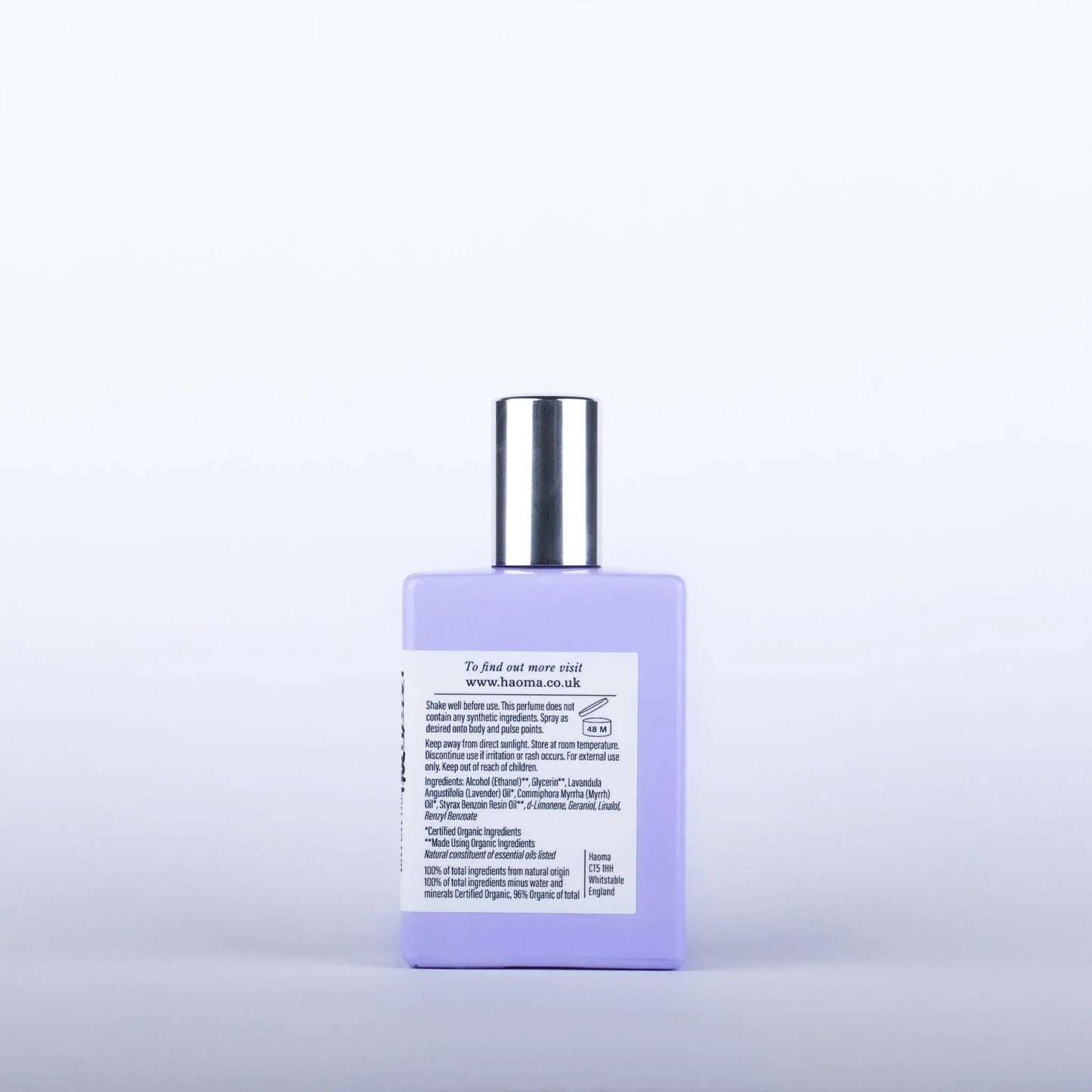 Lavender Organic Single Note Eau de Parfum Haoma