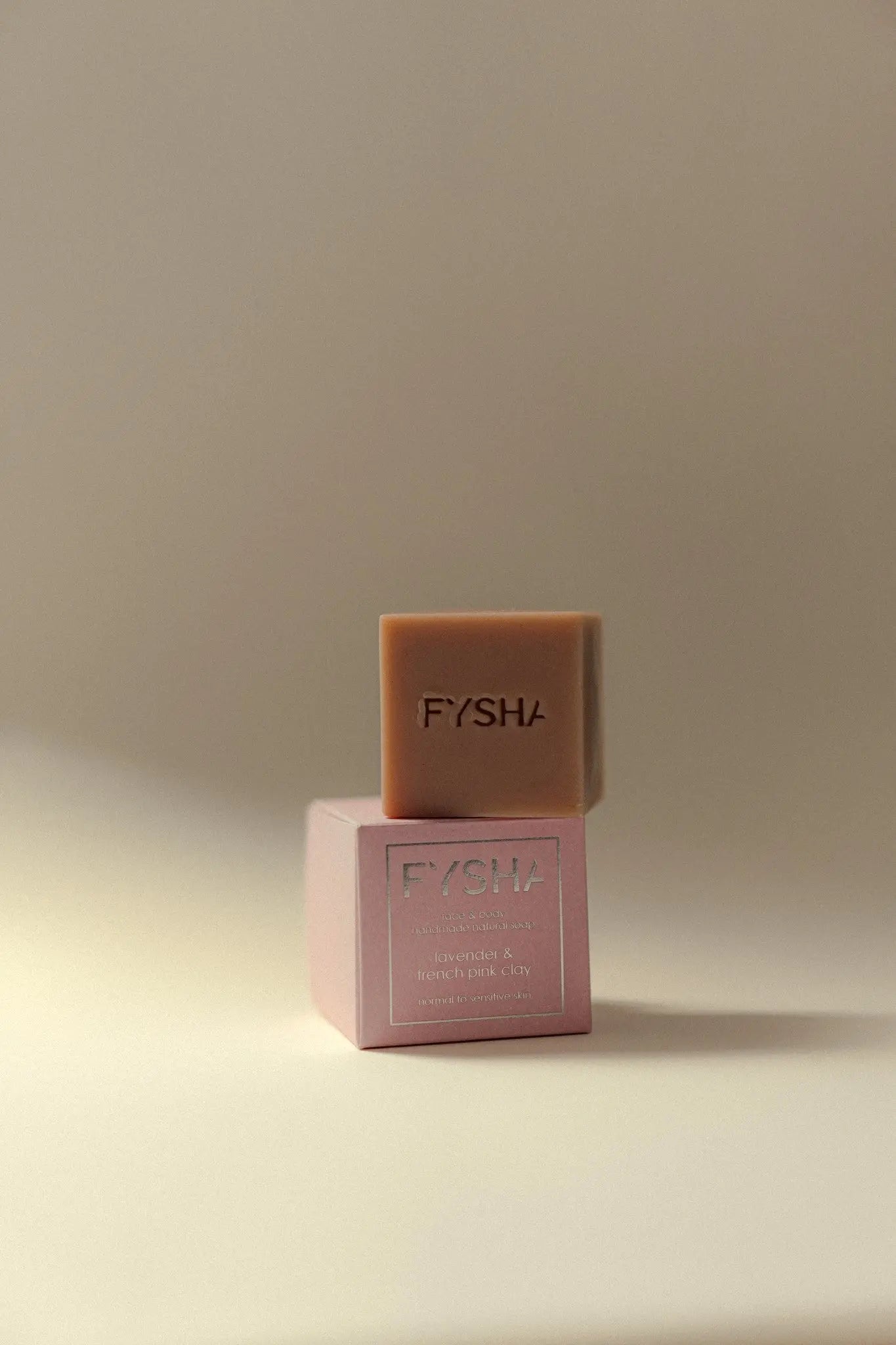 Lavender & French Pink Clay Solid Vegan Cleanser FYSHA