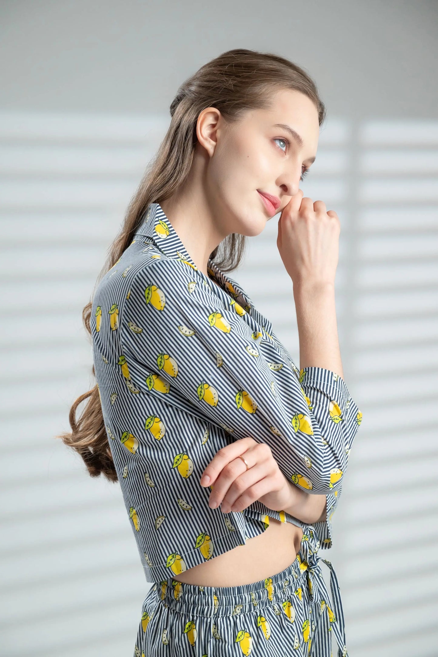 Lazy Lemons Women's Pyjama Short Set Nidra