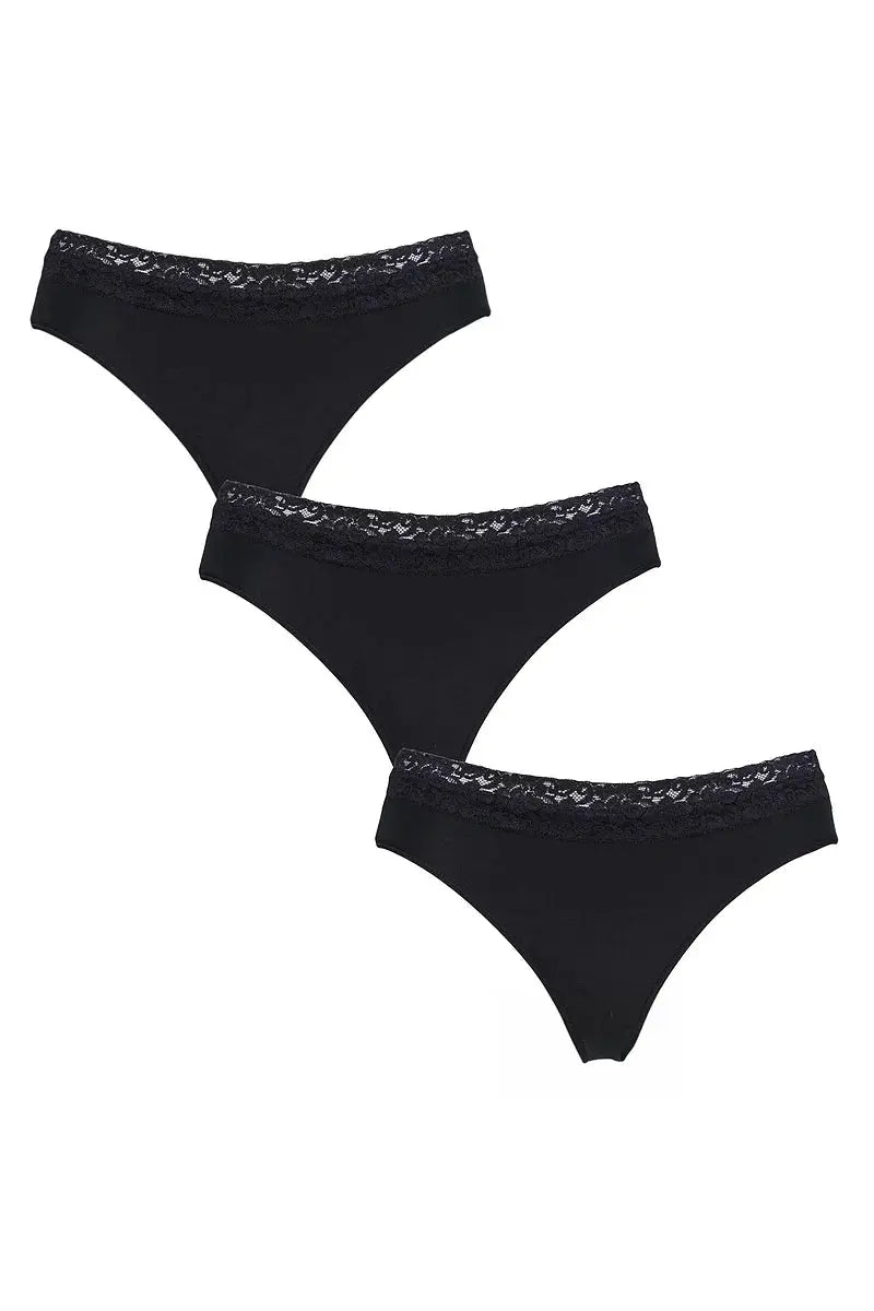 Lazy Panda Bamboo Briefs Black LazyPanda