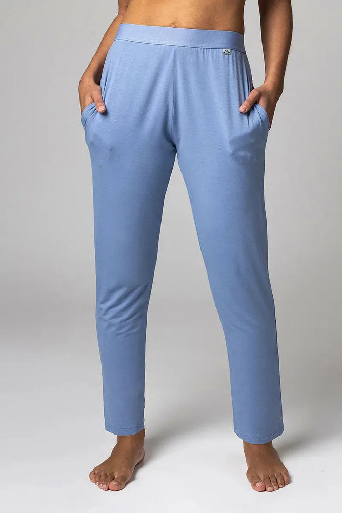 Lazy Panda Bamboo Loungewear Classic Bottoms Blue LazyPanda