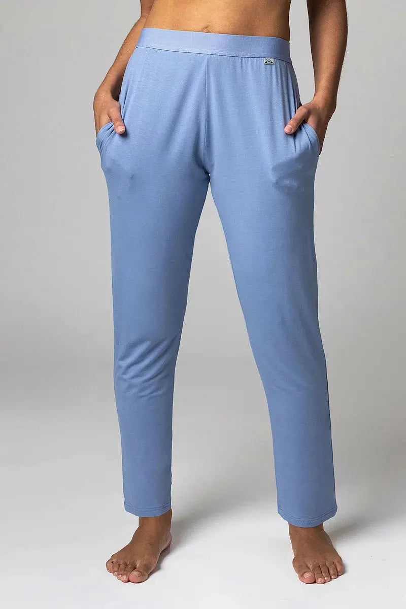 Lazy Panda Bamboo Loungewear Classic Bottoms Blue LazyPanda