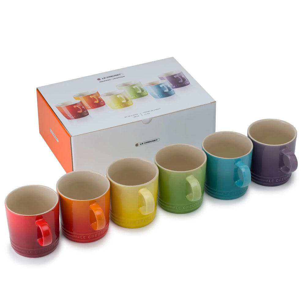 Le Creuset Le Creuset Gift Set Mug 35 Cl 6-Pack Rainbow Le Creuset