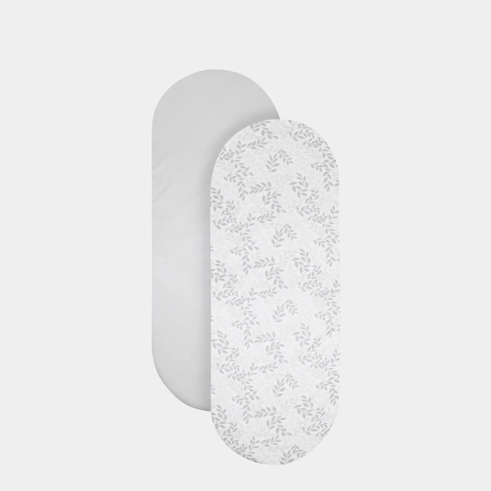 Leaf Shnuggle Moses Fitted Sheets | 2 Pack Shnuggle