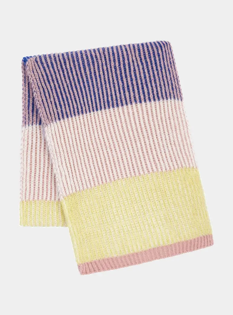 Leia Stripe Oversized Scarf - Pink Cara & The Sky