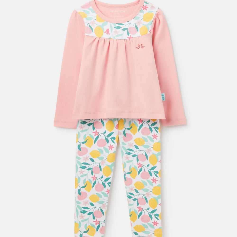 Lemon Grove Girls Jersey Pyjamas Luca and Rosa
