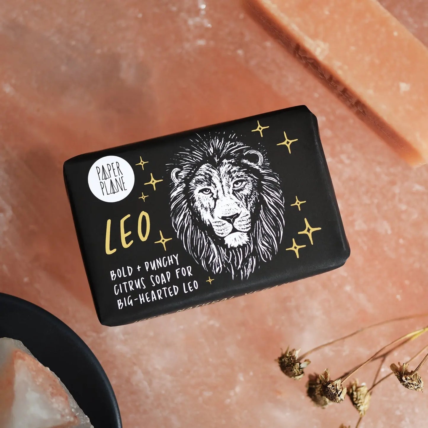 Leo Star Sign Zodiac Bar - Natural and Vegan Horoscope Soap Paper Plane