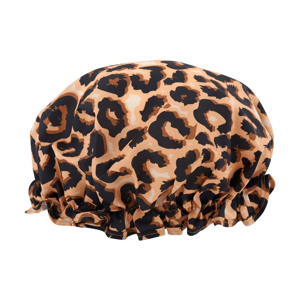 Leopard Shower Cap SMUG