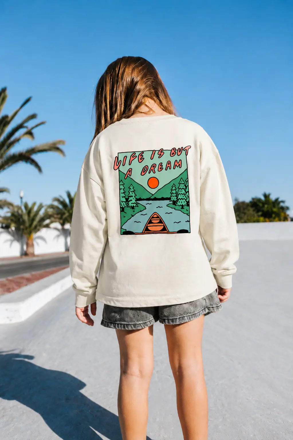 Life Is But A Dream - Long Sleeve T-Shirt ROARSOME