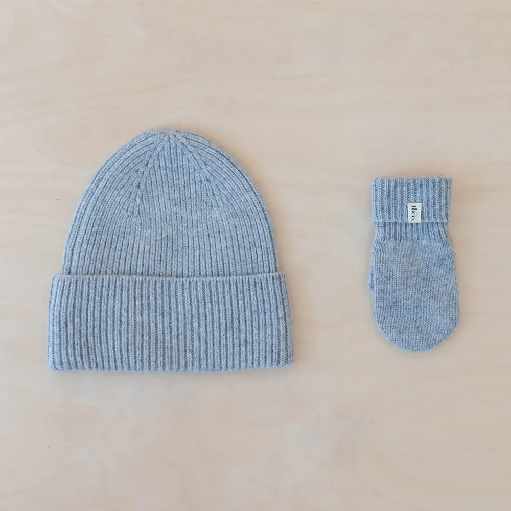 Light Grey Merino Beanie TartanBlanketCo