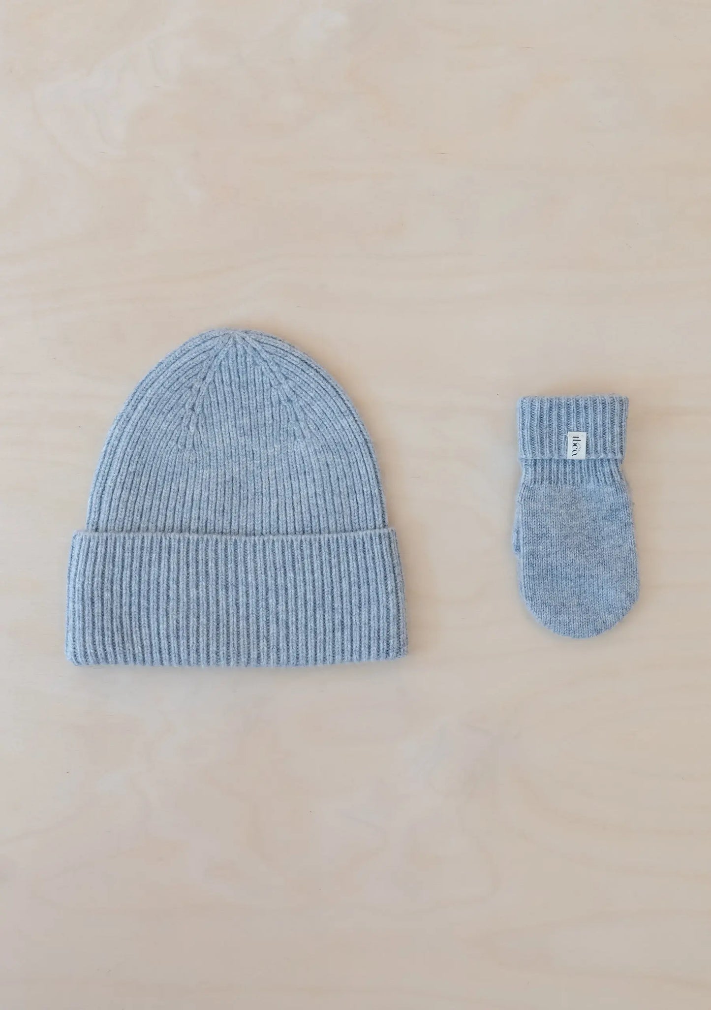 Light Grey Merino Beanie TartanBlanketCo