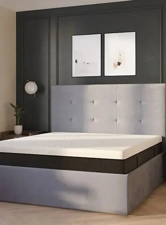 Light Grey Ottoman Bed Emma