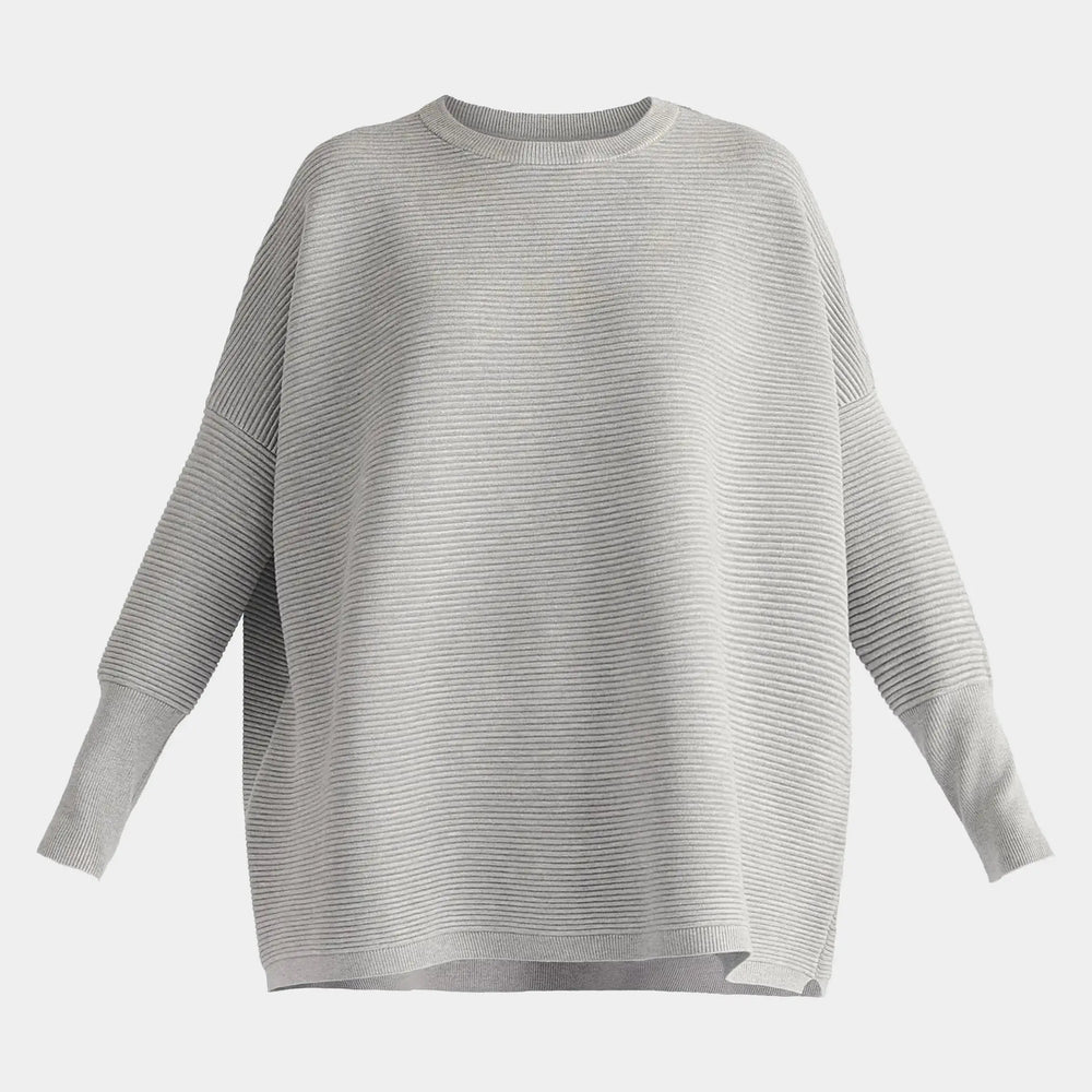 Light Grey Paisie Ribbed Jumper Paisie