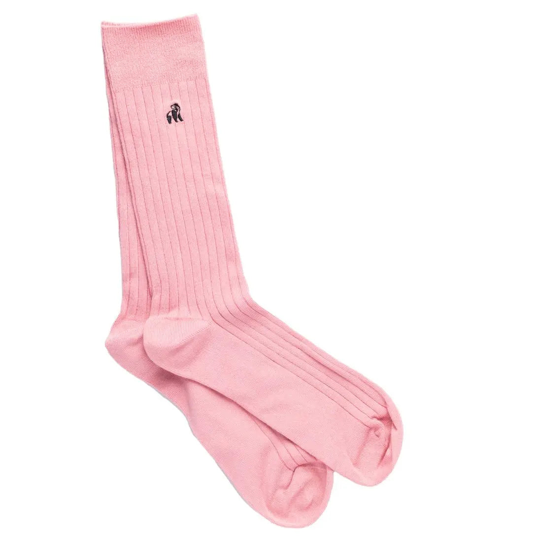 Light Pink Bamboo Socks Swole Panda