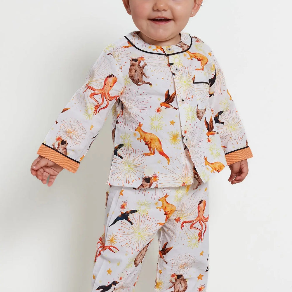 Light Up, Light Up! Baby Pyjama Trouser Set Kutti Lulu