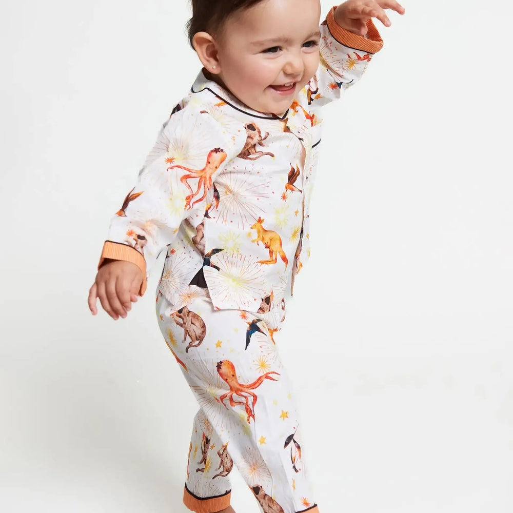Light Up, Light Up! Baby Pyjama Trouser Set Kutti Lulu