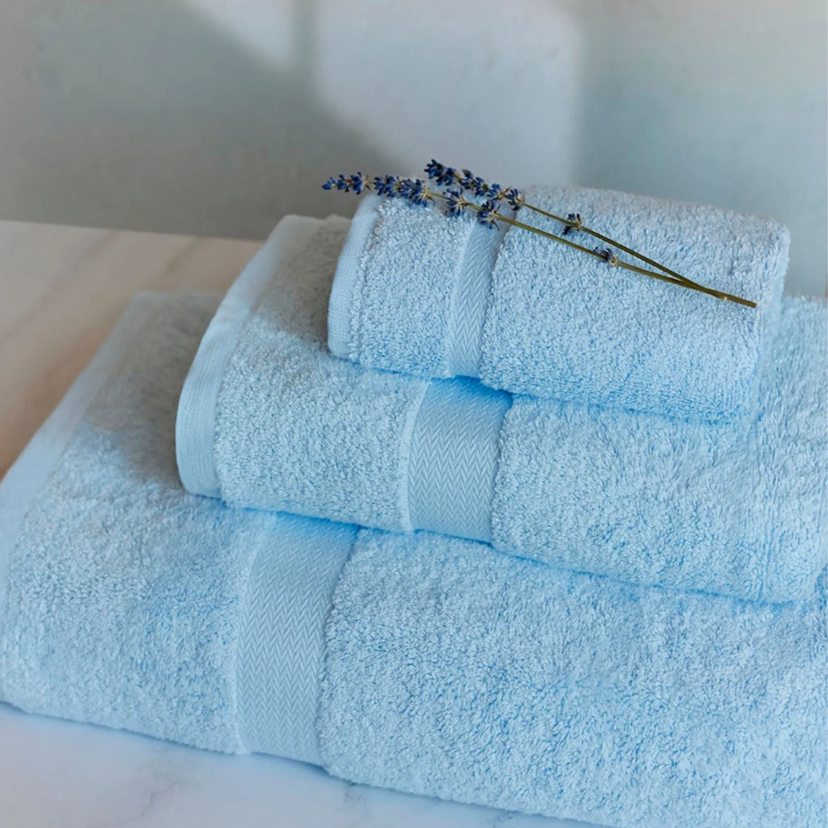 Light blue Almonda Bath Towels Torres Novas UK