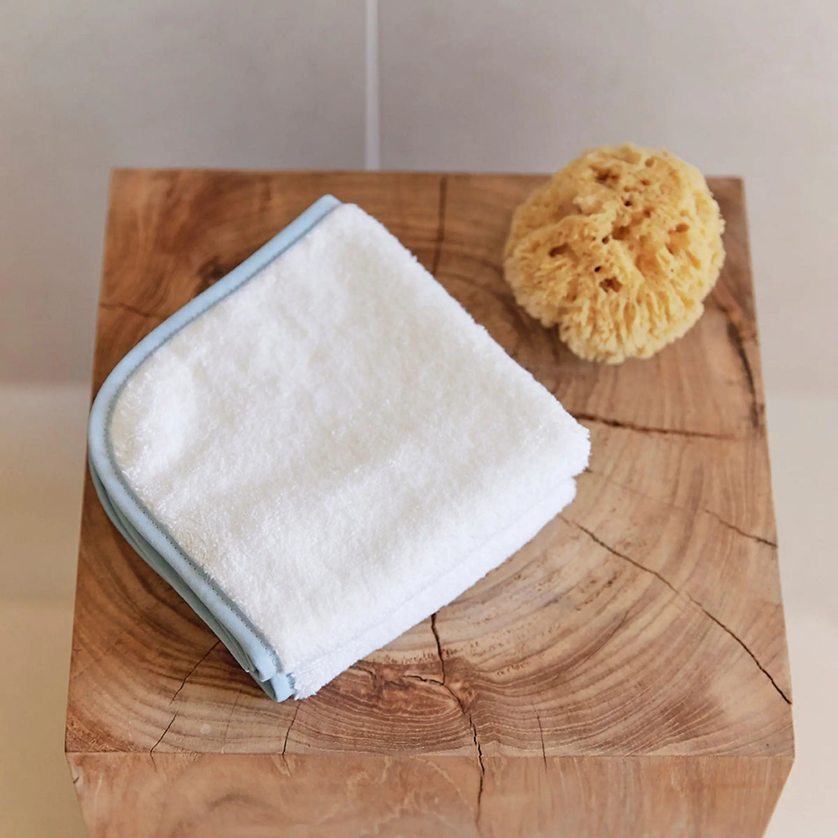 Light blue Mira face towel Torres Novas UK