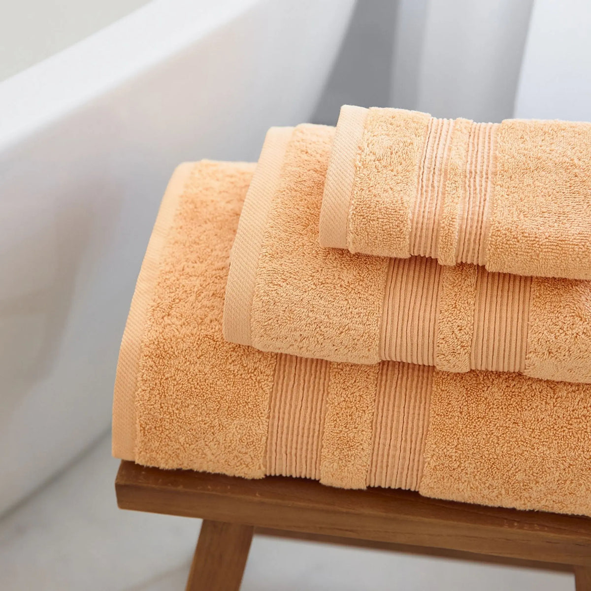 Light orange Elegance Bath Towels Torres Novas UK