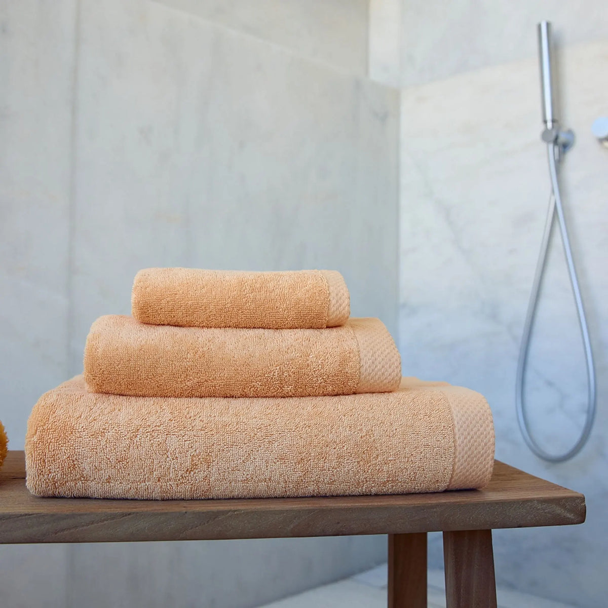 Light orange Luxus Bath Towels Torres Novas UK