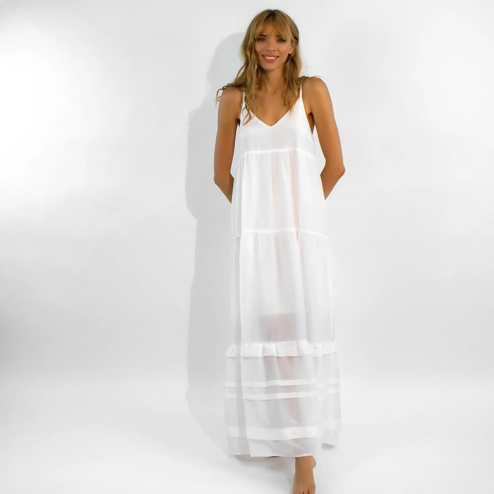 Lightness Of Being Maxi Dress White NOKAYA