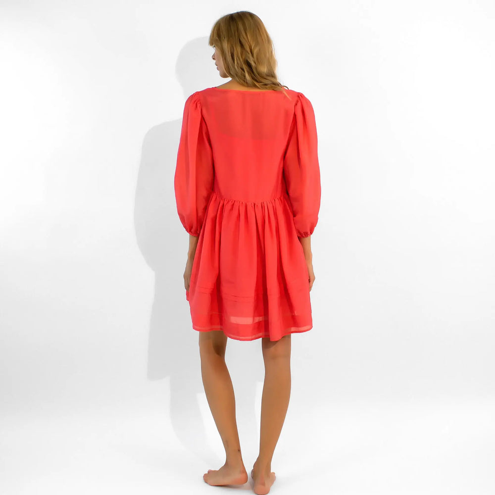 Lightness Of Being Mini Dress Red NOKAYA