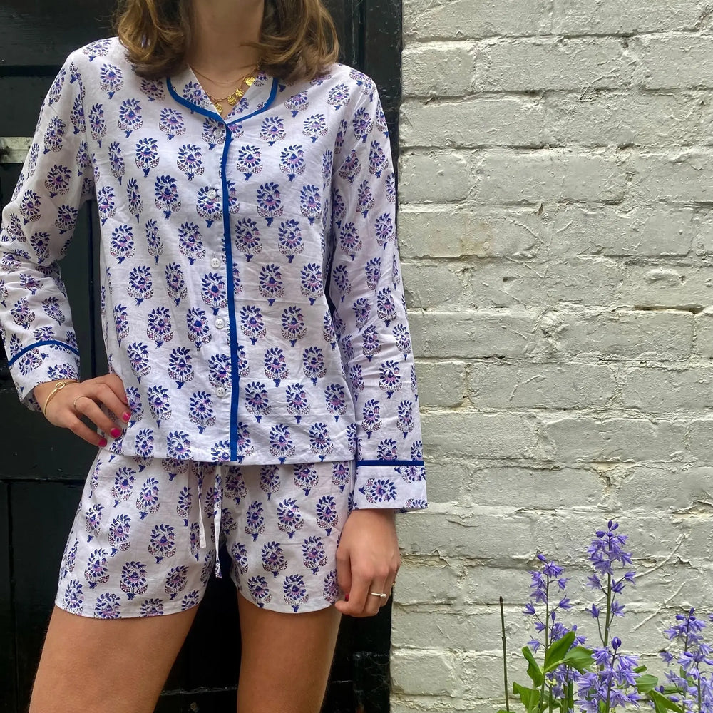 Lilac Bloom Women's Pyjama Short Set Madder & More