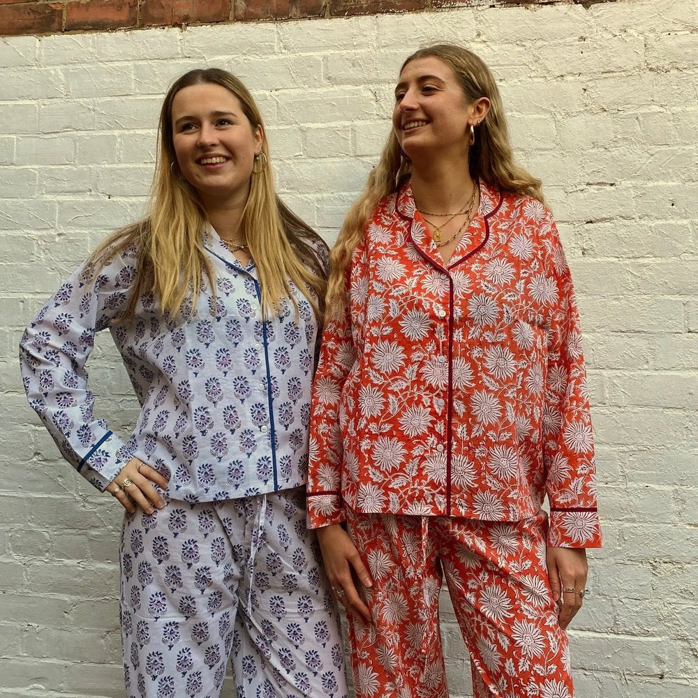 Lilac Bloom Women's Pyjama Trouser Set Madder & More