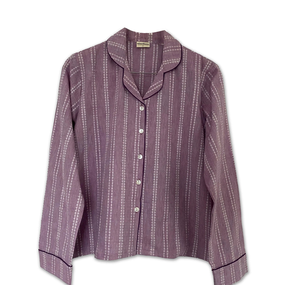 Lilac Handloom Women's Pyjama Trouser Set Madder & More