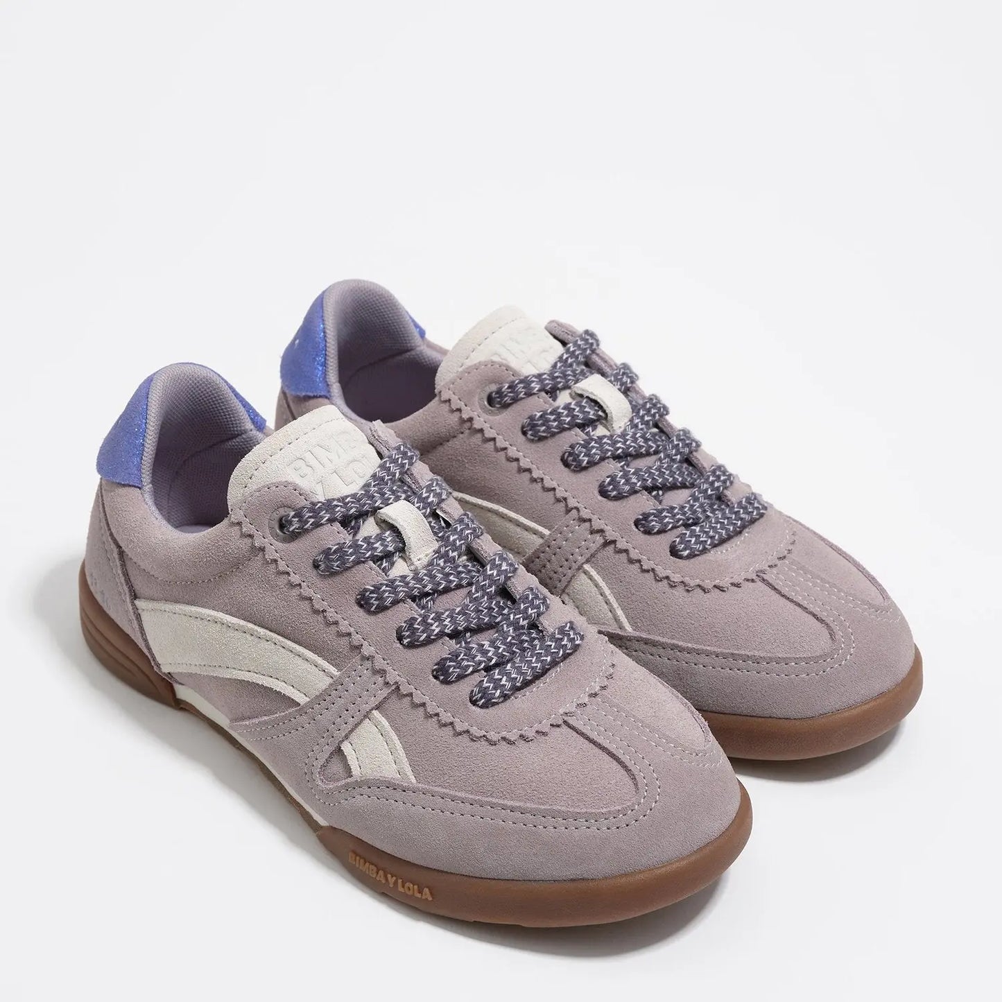 Lilac split leather 13 16 Indoor sneaker Bimba y Lola UK