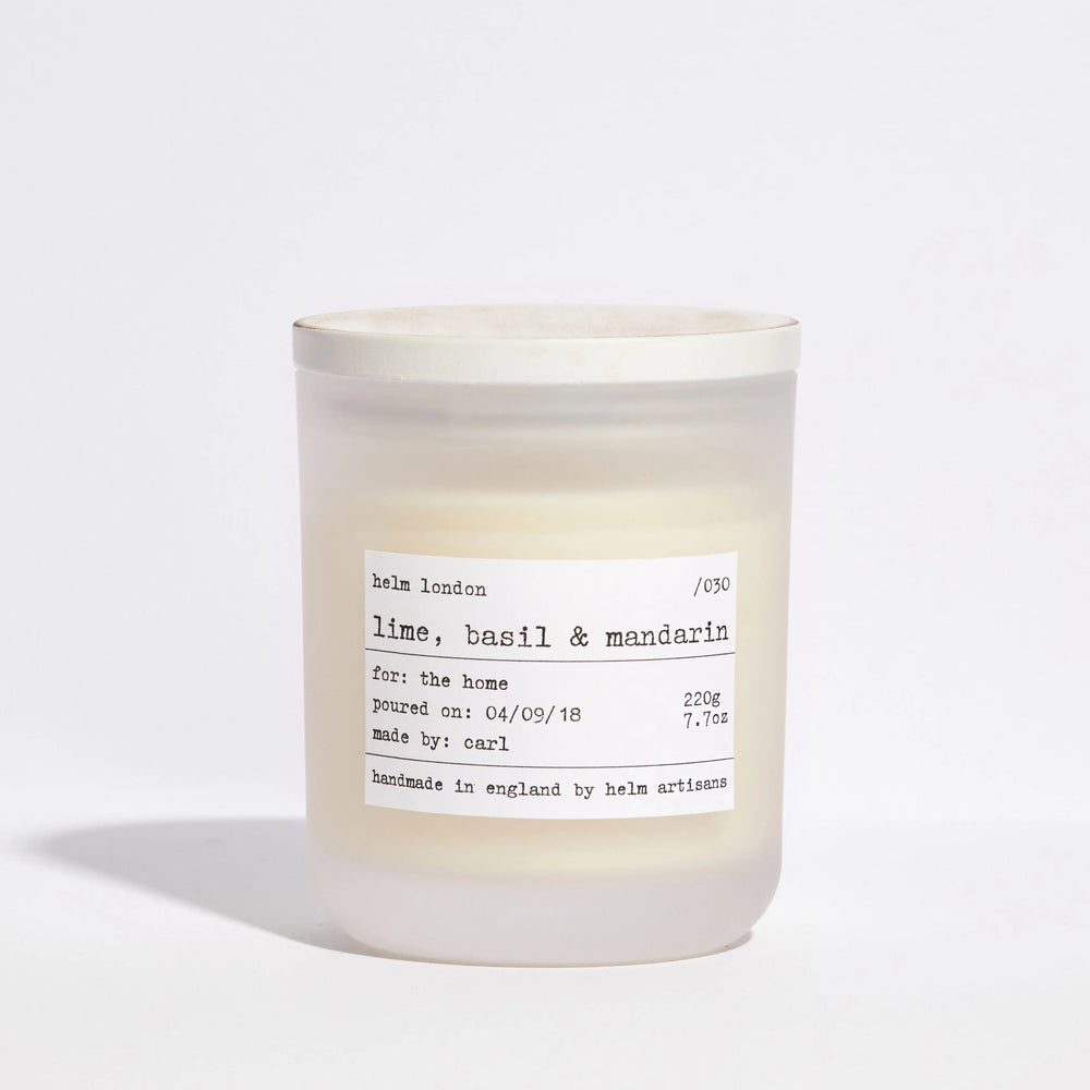 Lime Basil & Mandarin Luxury Candle Helm London