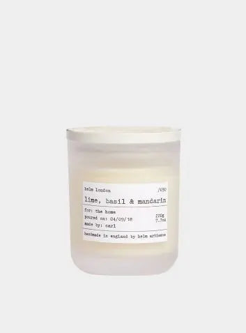 Lime Basil & Mandarin Luxury Candle Helm London