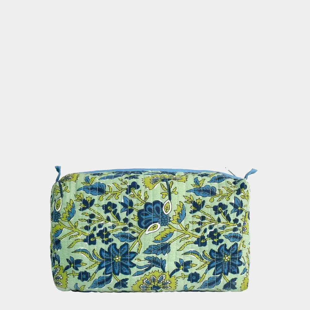 Lime Patchouli Cotton Wash Bag inara