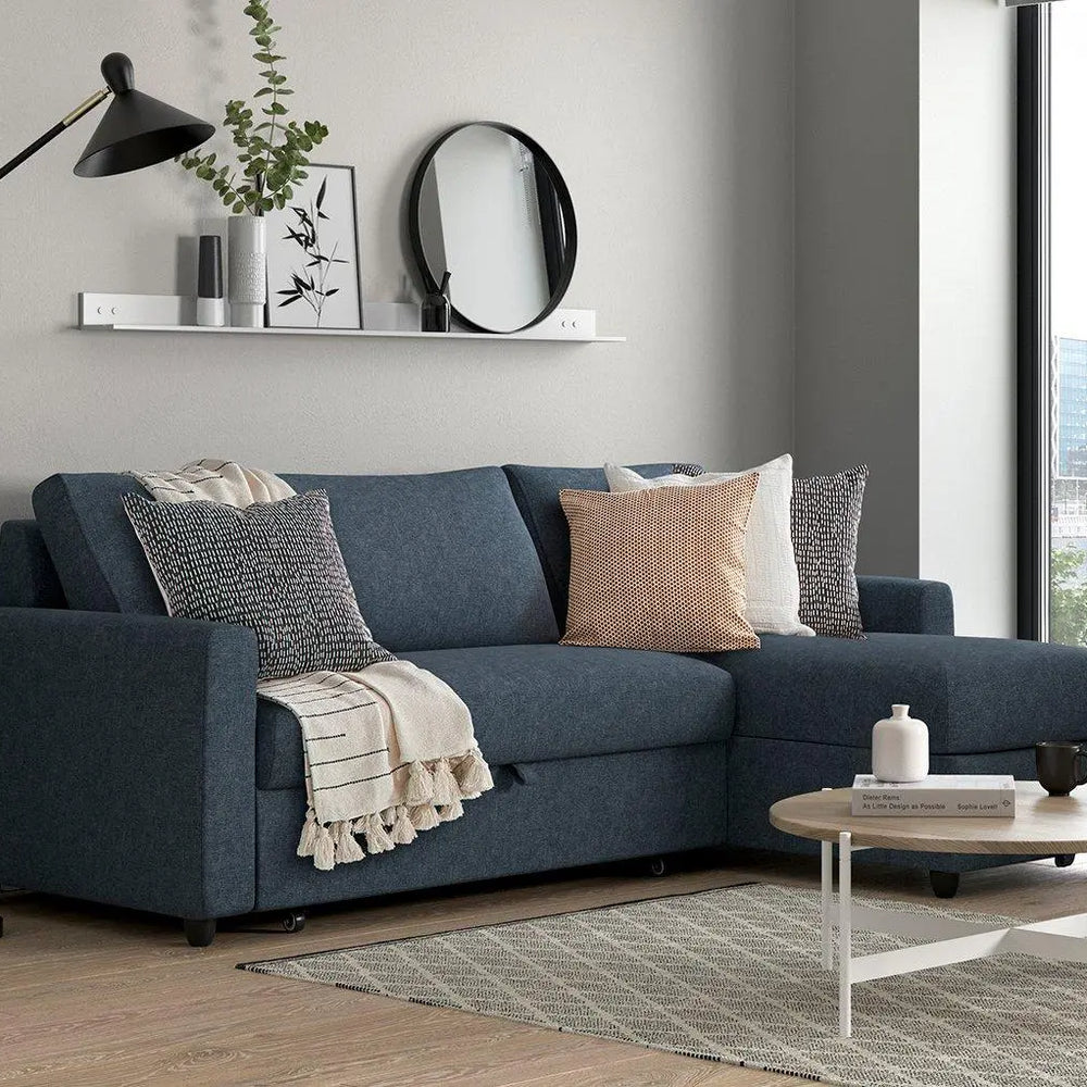 Limerick 3 Seat Corner Sofa Bed - Blue Dreams