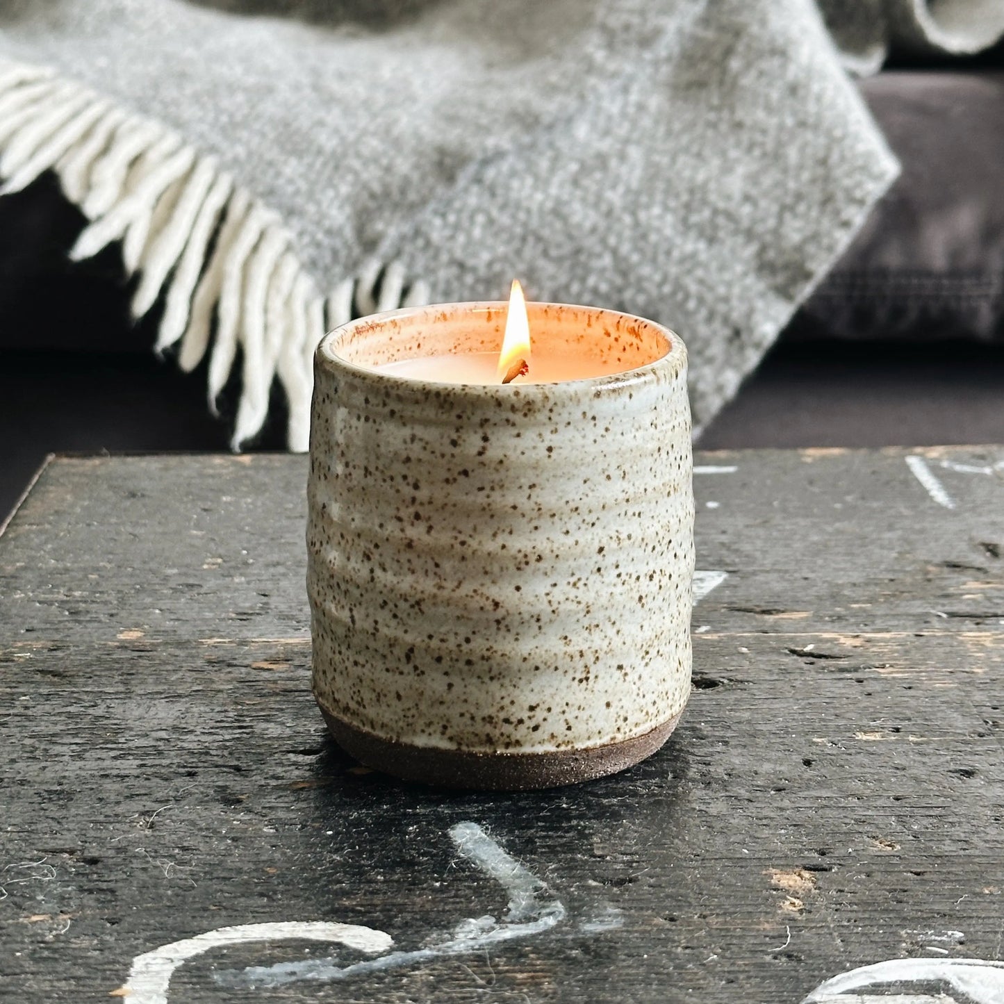 Limited Edition Ceramic Coffee Cup Scented Soy Candle hobo + co.
