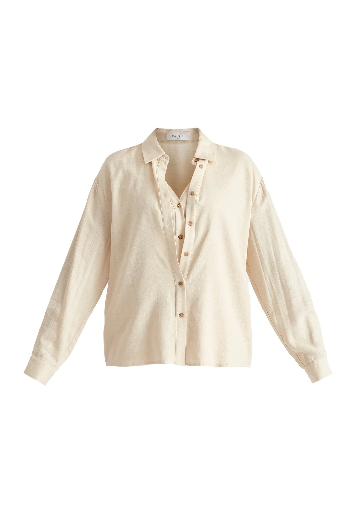 Linen Blend Double Layered Shirt Paisie