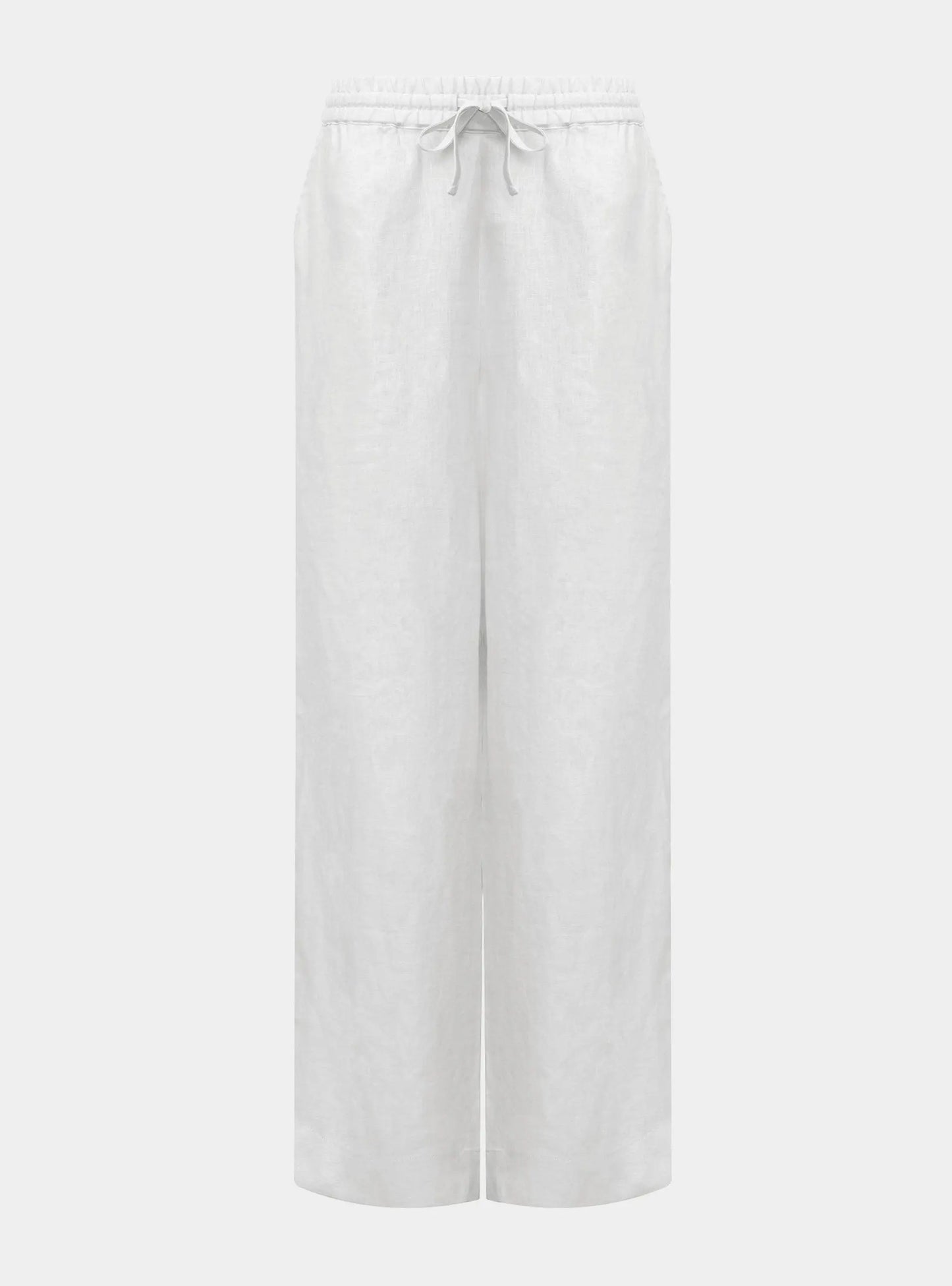 Linen Spirit Pants White NOKAYA