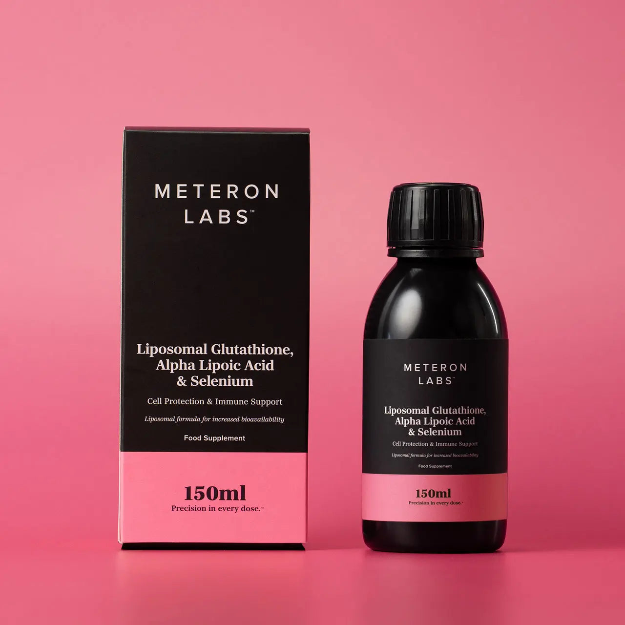 Liposomal Glutathione, Alpha Lipoic Acid & Selenium - Antioxidant support - 150ml Meteron Labs