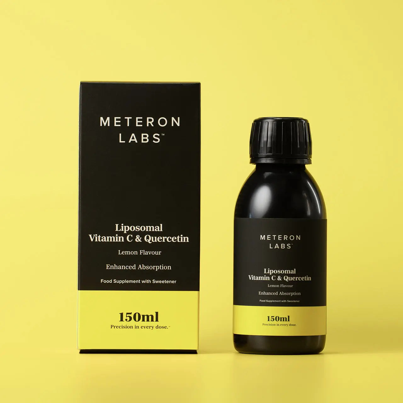 Liposomal Vitamin C & Quercetin Monohydrate - Immune Support - 150ml Meteron Labs