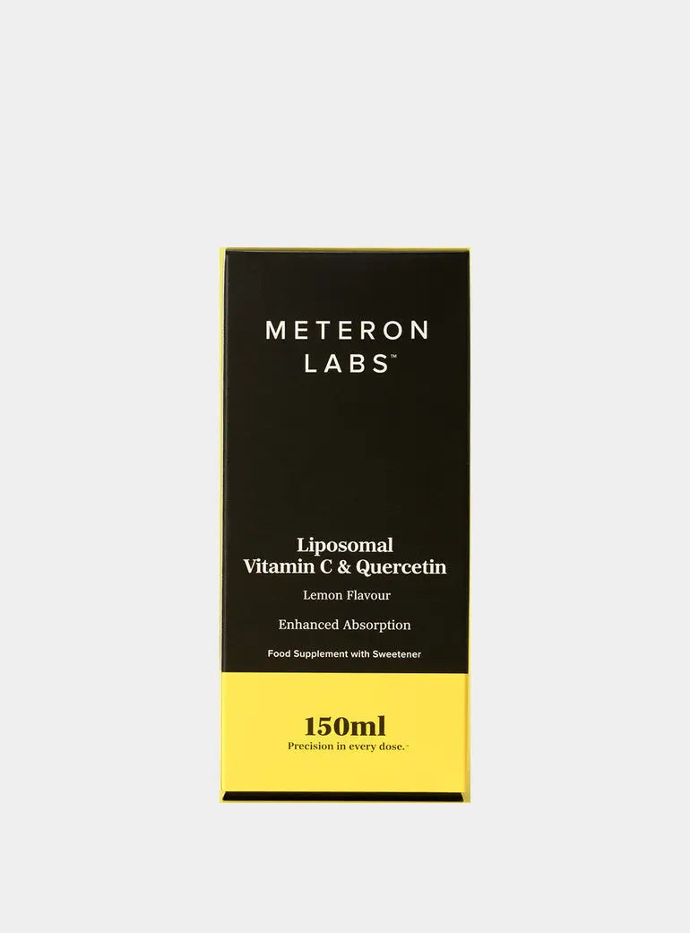 Liposomal Vitamin C & Quercetin Monohydrate - Immune Support - 150ml Meteron Labs